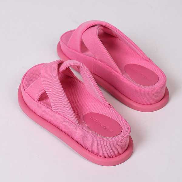 Dép bánh mì dáy dày mùa hè dép bãi biển thư giãn mới