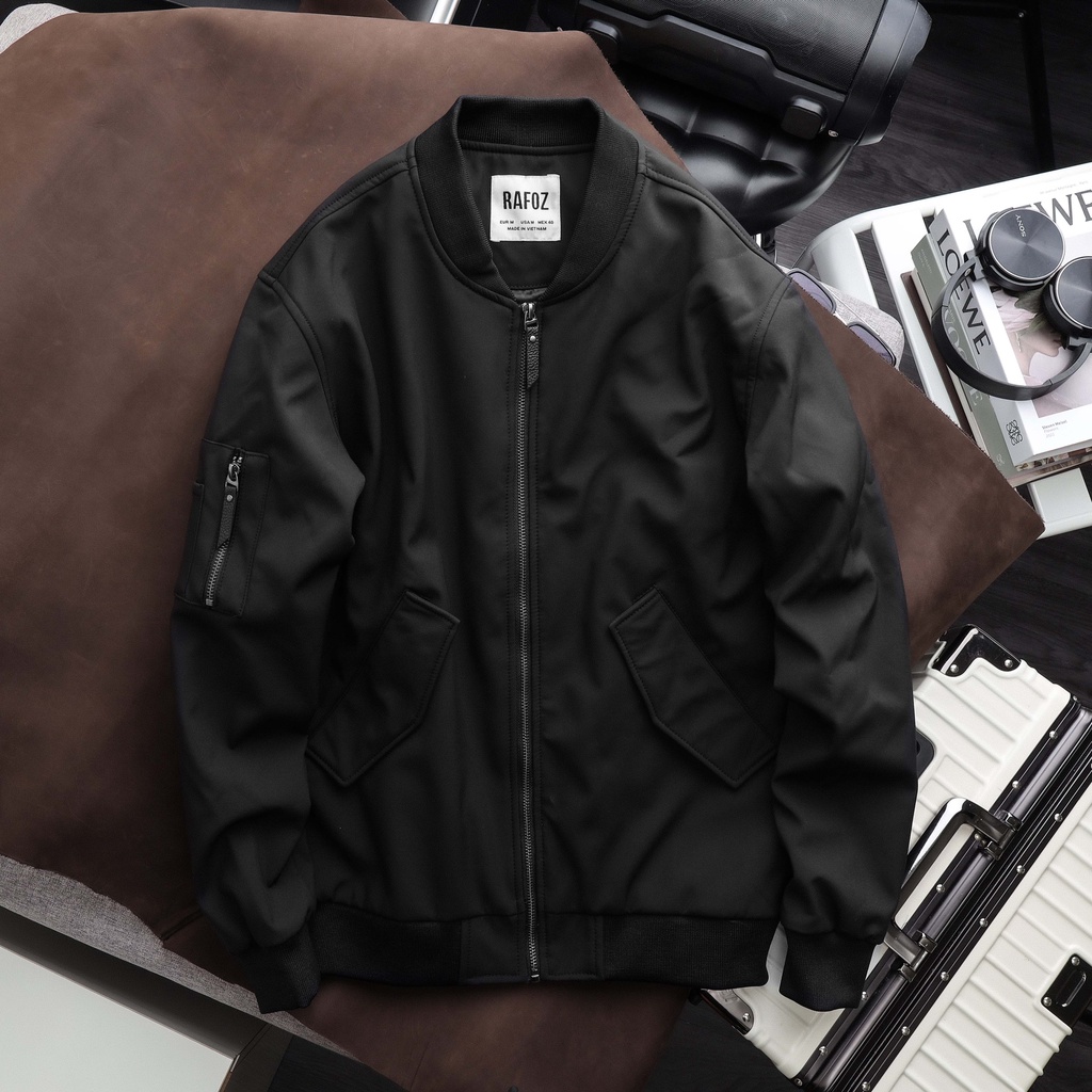 Áo khoác bomber nam RAFOZ basic 3M - 220228 vải dù dày dặn đứng form