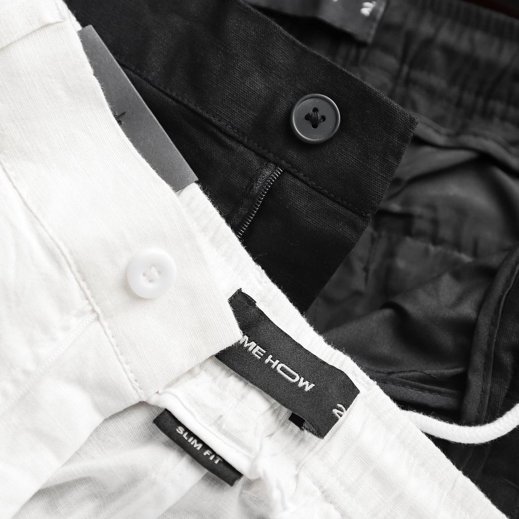 Quần Dài Nam Linen Roll String , Chất Vải Linen Thoải Mái , QD0004-01 , Somehow