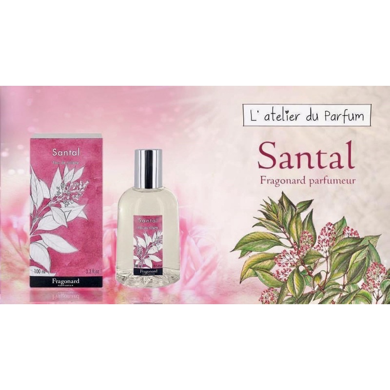 [ BILL PHÁP] Nước hoa Fragonard hương Cedrè - hương Santal - hương Violette