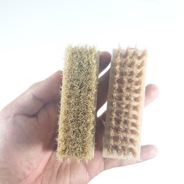 Bàn Chải Đánh Giày Lông Heo & Lông Nhựa PP Bản Cho Giày Vải Sneaker XIMO