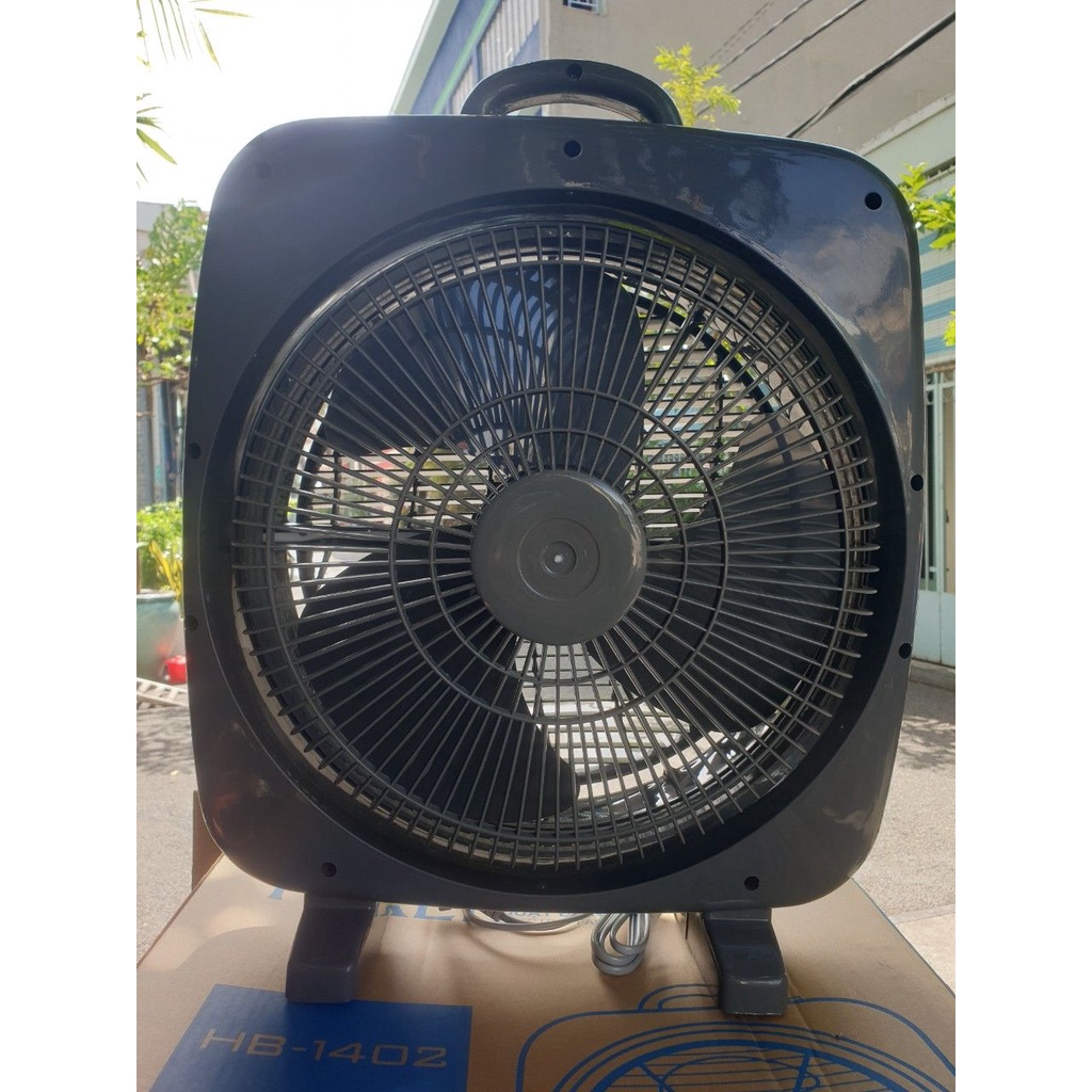 ⚡Mẫu Hot⚡Quạt Hộp tản Gió HB-1402 HALI Xám  - Hàng chính hãng BH 1 Năm