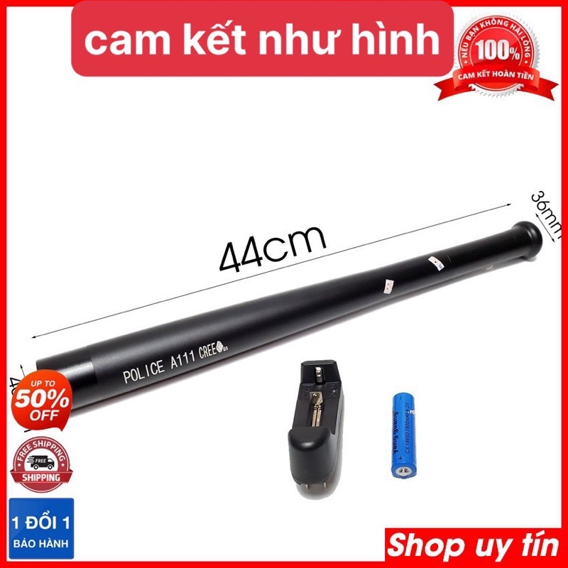 Đèn Pin Gậy Bóng Chày - Đèn Pin Nhôm Hợp Kim Cầm Tay Cho An Ninh Khẩn Cấp - Dụng Cụ Chiếu Sáng