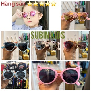 (sẵn) Kính mát kính thời trang cho bé gái MK 1-6y hàng xuất dư xịn  Kiếng mắt trẻ em chống tia UV (giao hỏa tốc) SUBIN