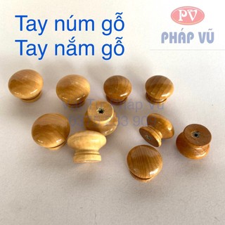 Tay nắm gỗ, tay núm gỗ (ĐÃ KÈM VÍT) - Ngành Gỗ