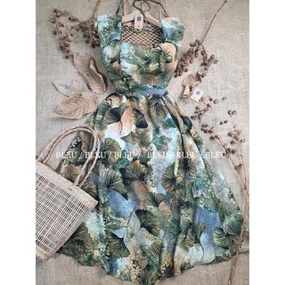 Đầm Hoa Dài Qua Gối