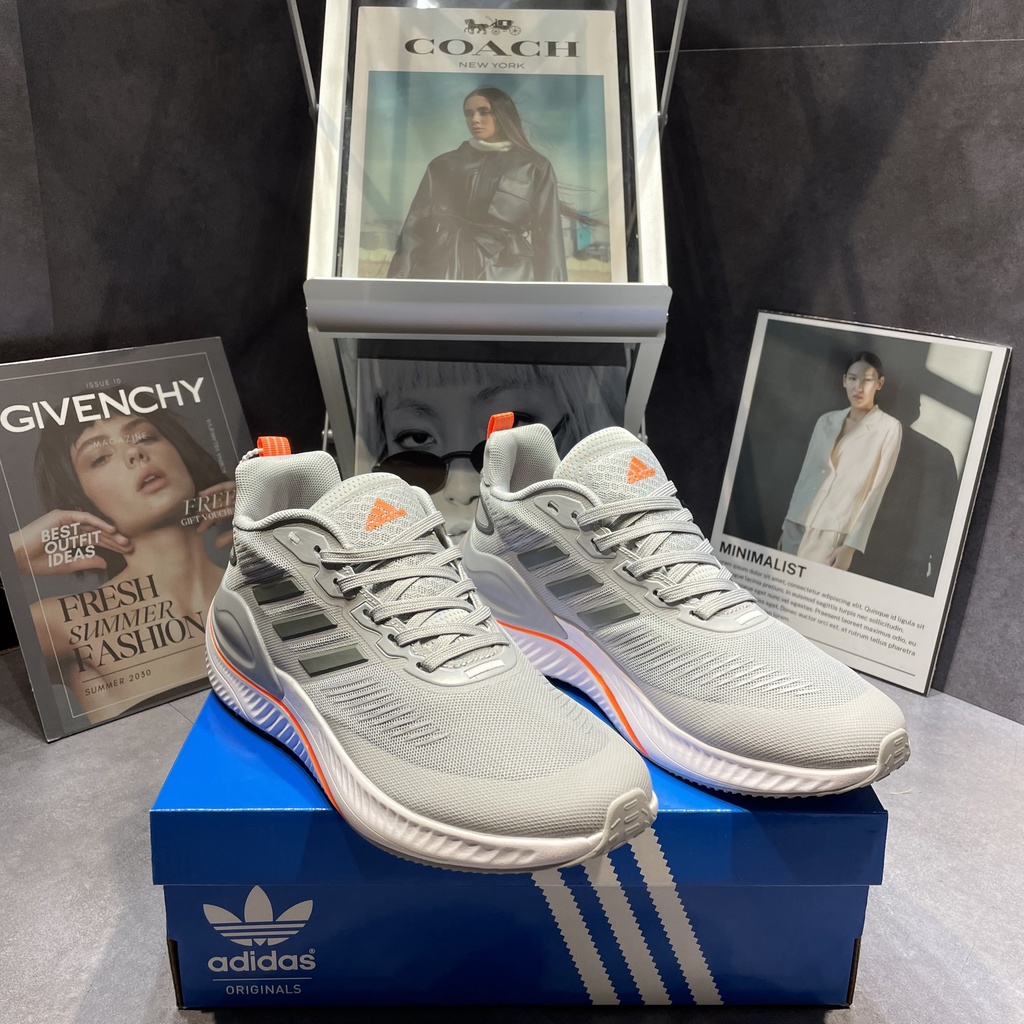 Giày Thể Thao Nam Adidas Aphamagma Bản Mới Nhất 2022 - Phiên Bản XÁM CAM FULL