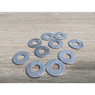 (Thanh lý) COMBO 10 CON LONG ĐỀN PHẲNG INOX 304 M5,M6,M8