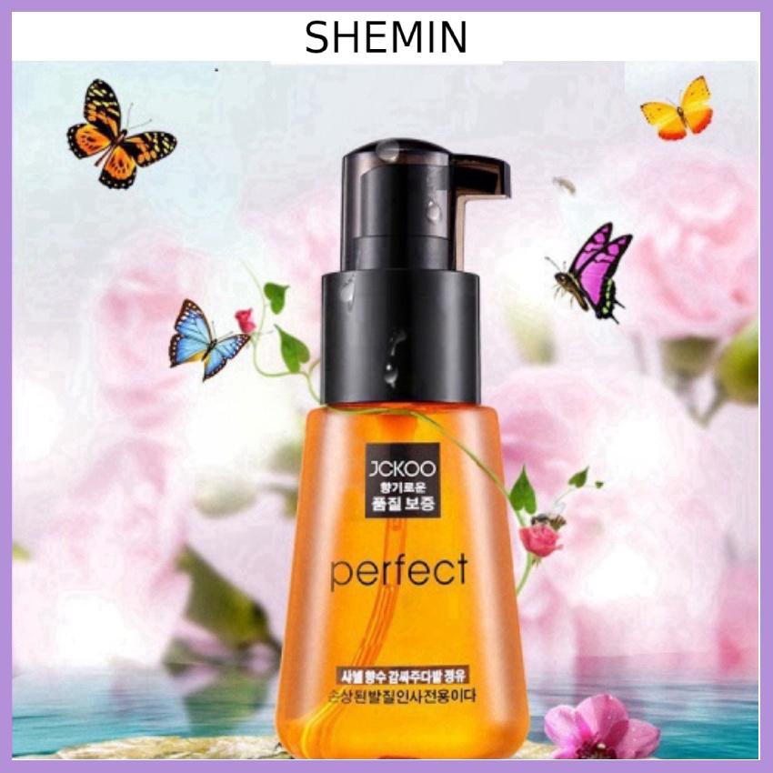 Tinh Dầu Dưỡng Tóc Uốn, Nhuộm, Tóc Khô Xơ 70ml Phục Hồi Hư Tổn, Tạo Nếp Tóc Mềm Mượt SHEMIN