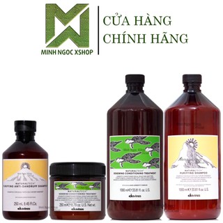 Combo dầu gội chống gàu Davines Purifying và dầu xả trường thọ Renewing 250ML - 1000ML chính hãng