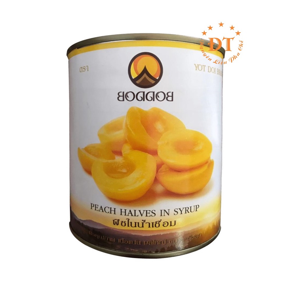 Đào ngâm Thái lan Boddob 820g