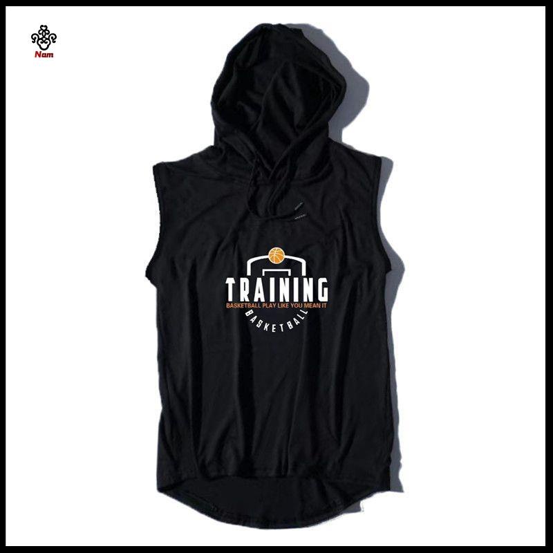 Chất lượng cao Áo Thun Thể Thao nam Nữ In Chữ O ba lo nam T P#Áo Hoodie Thể Thao Sát Nách Dáng Rộng Mỏng Thoáng Khí Thời Trang Trẻ Trung Cho Nam 39;