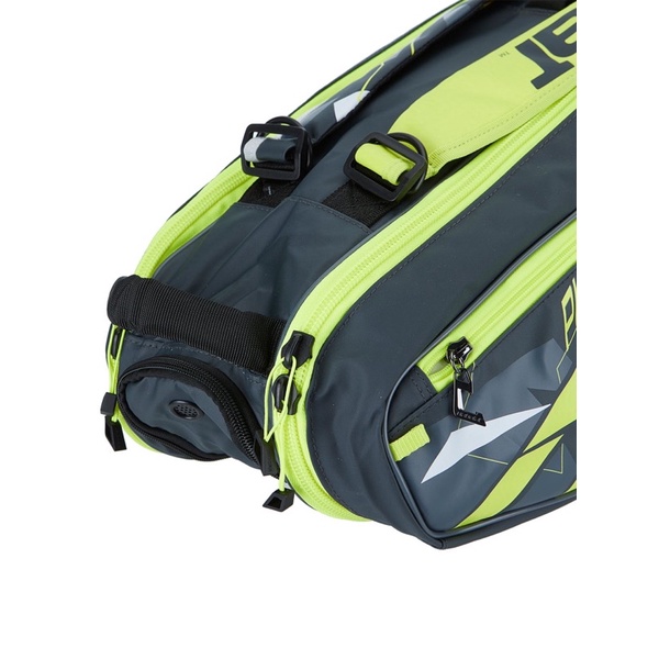 TÚI TENNIS BABOLAT PURE AERO X6 PACK GREY/YELLOW/WHITE