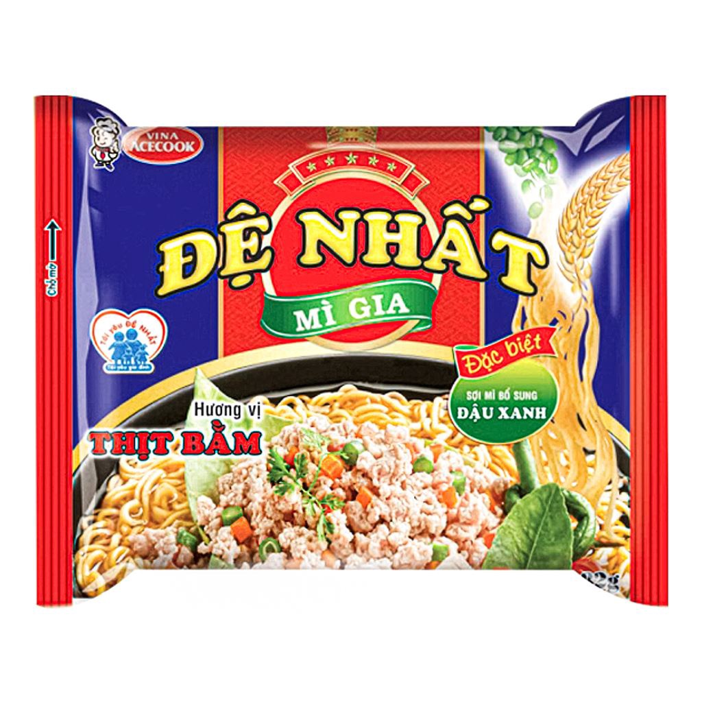 Thùng 30 gói mì Đệ Nhất thịt bằm 82g
