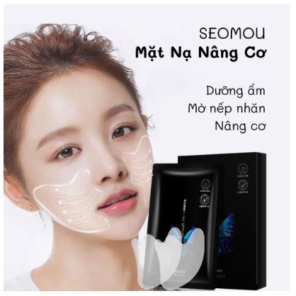 HỘP 5 Miếng Mặt Nạ Tinh Thể Nâng Cơ SEOMOU Dưỡng Trắng Mịn Da, Cấp Ẩm, Mờ Thâm, Chống Lão Hóa