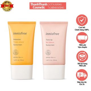 Kem Chống Nắng Innisfree Tone Up No Sebum, Triple Shield, Long Lasting - Sunscreen SPF50 PA+++ Innisfree (la_ma_auth)