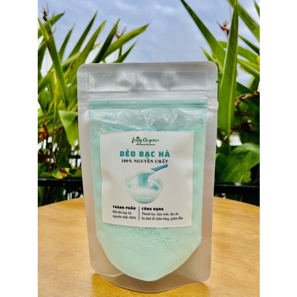 [Loại 1] Bột dẻo bạc hà đắp mặt cao cấp Leafy Organic