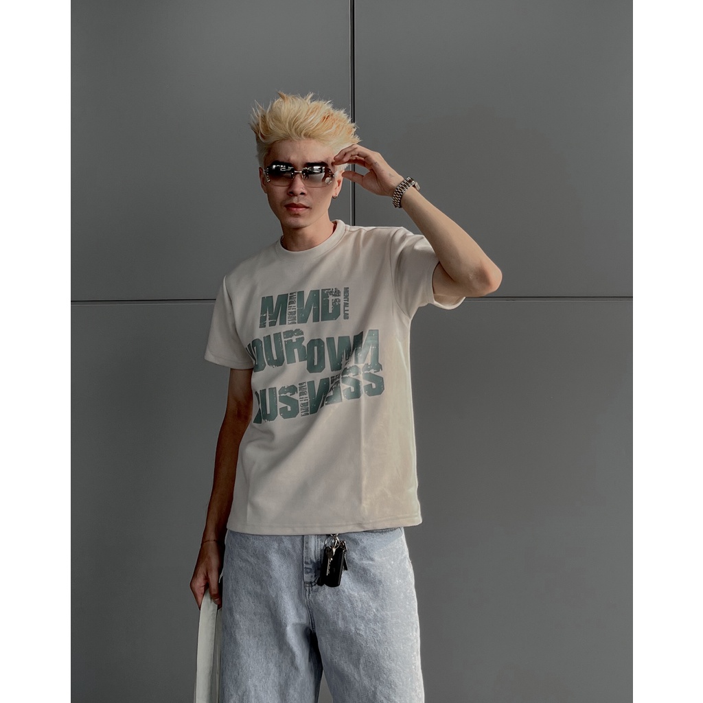 Áo Thun thời trang BOXY In Chữ Cao cấp - MENTAL MIND BOXY T-SHIRT