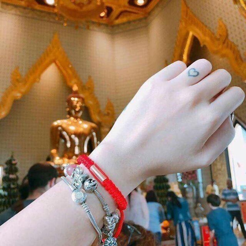 VÒNG TAY CHỈ ĐỎ ĐỎ MAY MẮN CHÙA VÀNG THÁI LAN