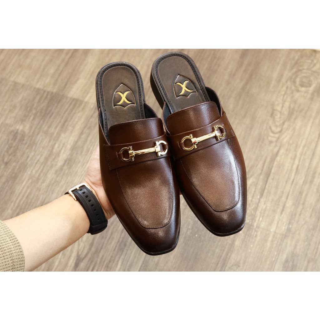 Giày Lười Nam A&TNCT Da Bò Đai Vàng mã S012 ( FREESHIP) - Sục Nam Màu Đen và Nâu- Sục Nam Cao Cấp | BigBuy360 - bigbuy360.vn