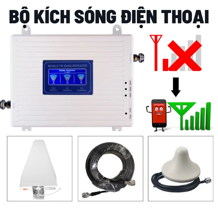 BỘ TĂNG CƯỜNG - KÍCH SÓNG ĐIỆN THOẠI 2G-3G-4G-LTE MODEL DM2