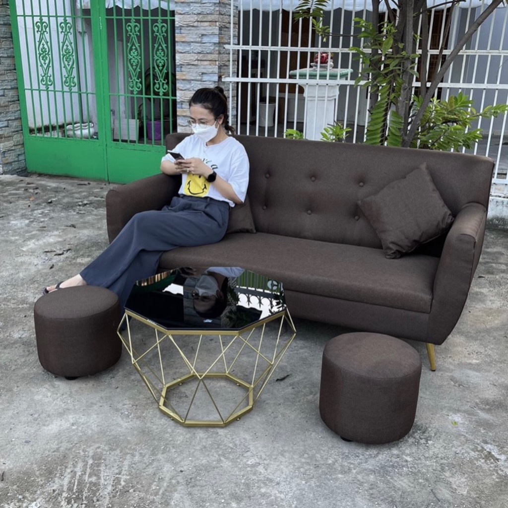 Ghế sofa nỉ sofa phòng khách, phòng ngủ, ghế sofa thuyền - bảo hành chính hãng