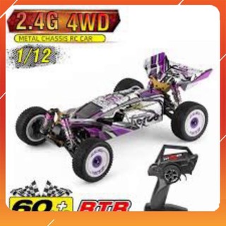 Wltoys 124019 xe đua địa hình điều khiển từ xa tốc độ cao 60km/h mô hình đồ chơi xe ô tô xk 124018 dr