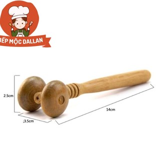 Cây lăn masage mặt mũi bằng gỗ thơm