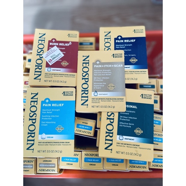 Kem mỡ cho vết thương hở,ngoài da chính hãng Mĩ Neosporin