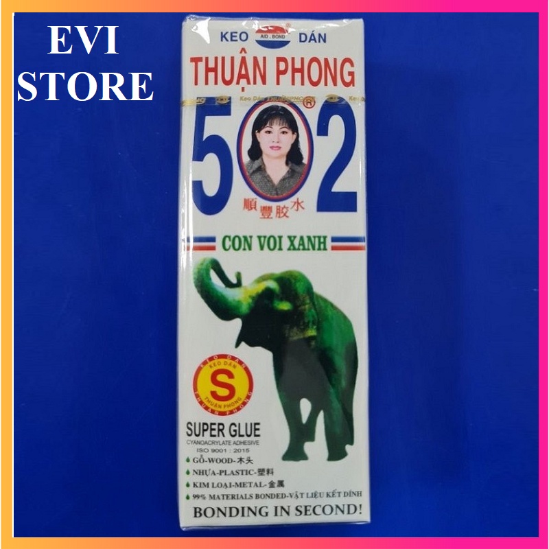 [Hàng chính hãng] Keo 502 siêu dính / Keo con voi Thuận Phong