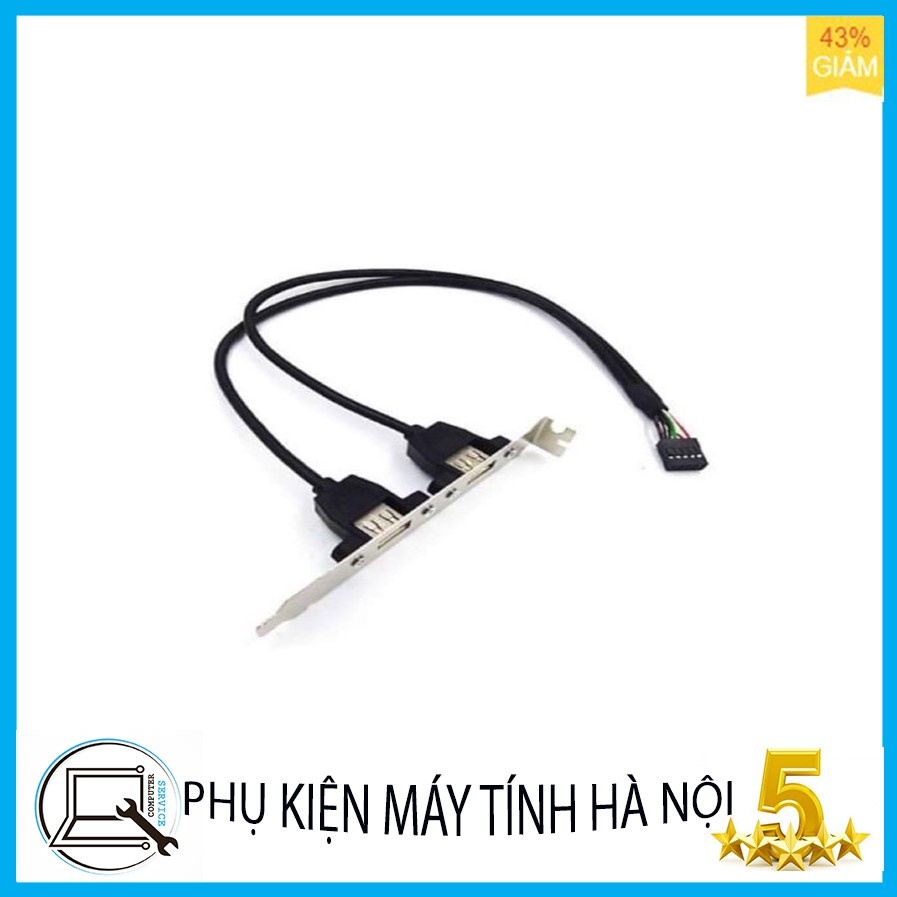 Cáp Chuyển Đổi Bo Mạch Chủ USB 2.0 9Pin Sang USB2.0