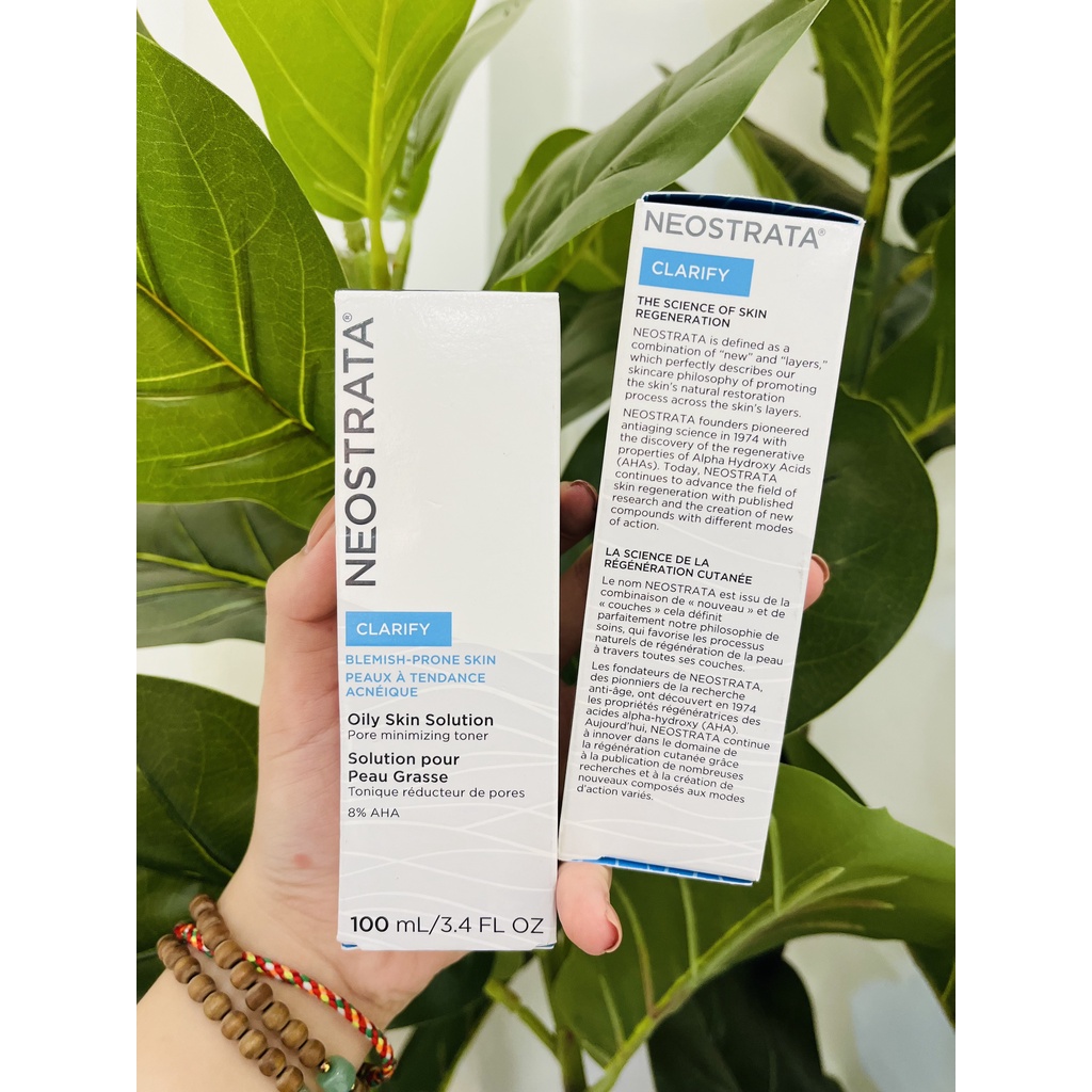 Toner Giúp Làm Sạch Sâu Mềm Da Se Khít Lỗ Chân Lông NeoStrata Clarify Oily Skin Solution AHA 8%