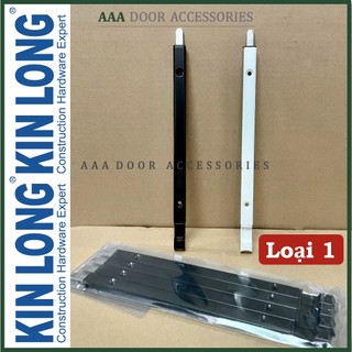 Thanh chốt rút kinlong 25cm cửa nhôm xingfa đen/trắng