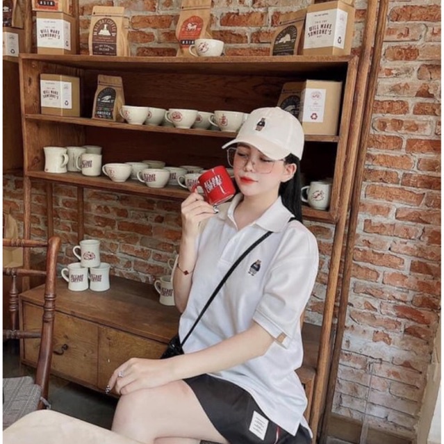 Nón kết, mũ lưỡi trai thêu hình con gấu kết hợp túi đeo chéo phong cách thích hợp đi học đi chơi, Hayna Hats M21