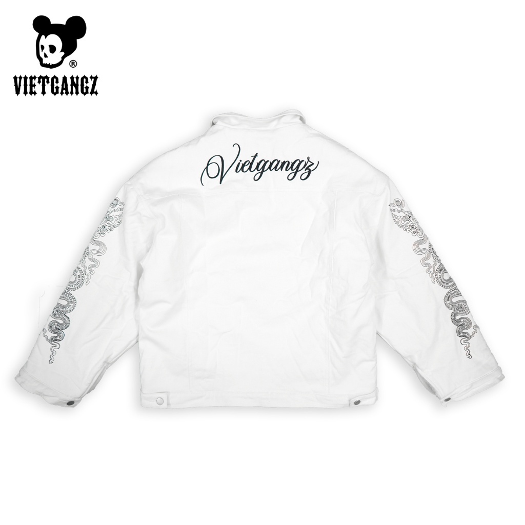 Áo Khoác Jacket Vietgangz RN Hình Thêu Chữ Cao Cấp