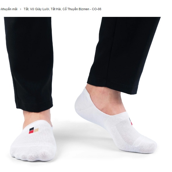 Tất, Vớ Giày Lười, Tất Hài, Cổ Thuyền Bizmen - CO-08