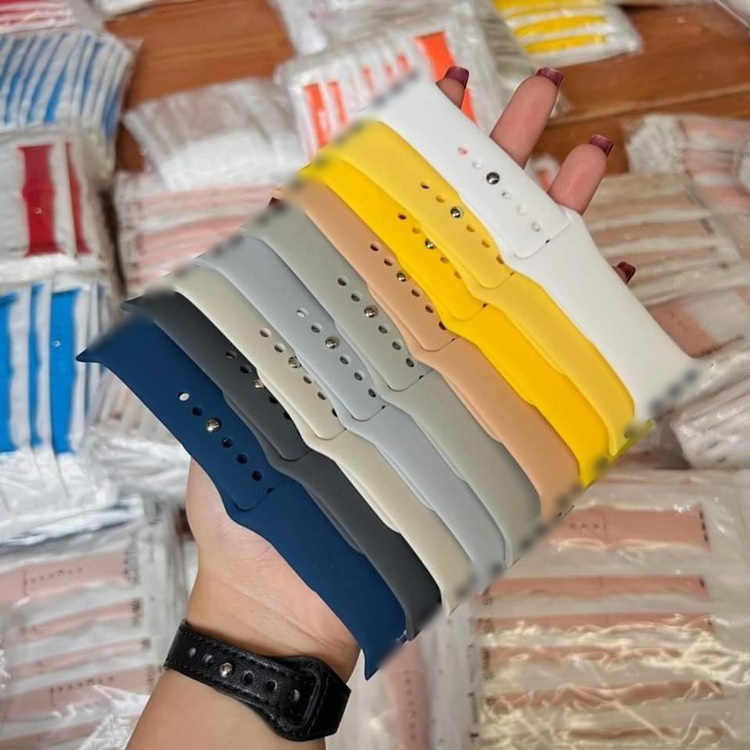 Dây silicone cho đồng hồ thông minh Hiwatch T700s, T700 pro max, T900 pro max, T1000 pro max, T500 pro - Hàng theo máy