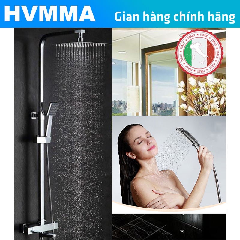Cây sen tắm nóng lạnh Nhiệt độ bóng đẹp - Hàng Siêu xịn - HVMMA ITALIA - Thiết bị vệ sinh Phòng tắm