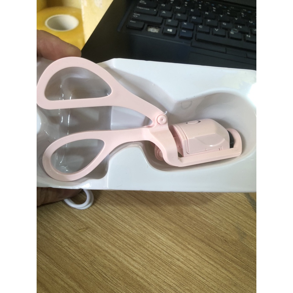 MVP2977 Máy Uốn Mi Điện Cao Cấp, Uốn Cong Lông Mi Tự Nhiên, Định Hình Lâu Dài Bằng Nhiệt, Có Cổng Sạc USBKẹp mi nhiệt