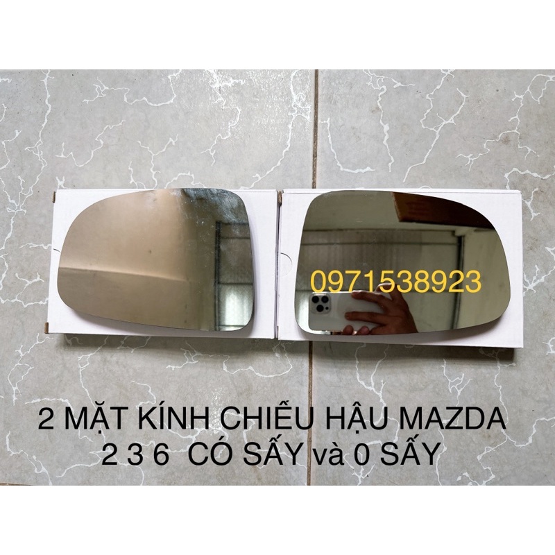 2 MẶT GƯƠNG CHIẾU HẬU MAZDA 2 3 6 2014 trở lên CÓ SẤY ĐIỆN và 0 SẤY ĐIỆN tuỳ phiên bản dòng xe
