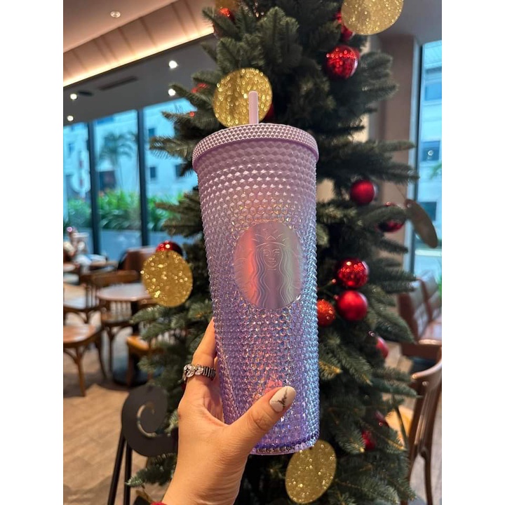 Ly venti tím matte bling Taiwan 710ml