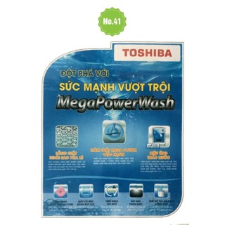 Tem dán máy giặt toshiba mẫu 4
