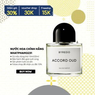 Byredo- accord oud 10ml - nước hoa chính hãng