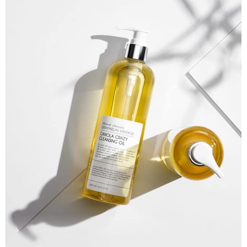 Dầu Tẩy Trang Hoa Cải Graymelin Vintage Canola Crazy Cleansing Oil