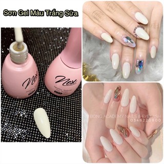 Sơn Gel Trắng Sữa Nox đậm đặc bóng mượt