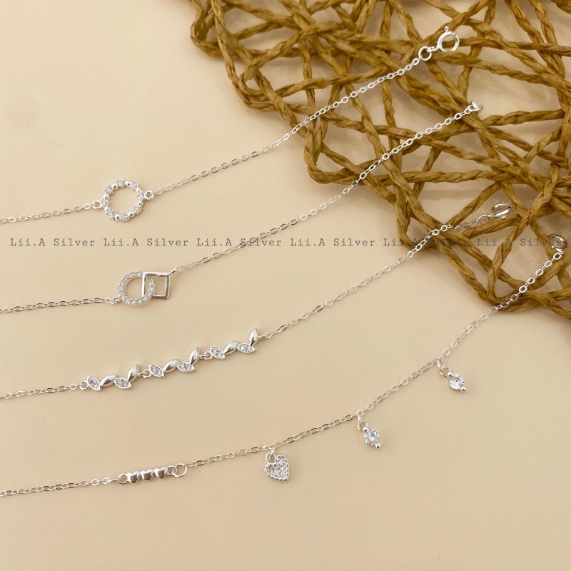 Lắc tay bạc nữ xinh phong cách nhẹ nhàng Lii.A Silver