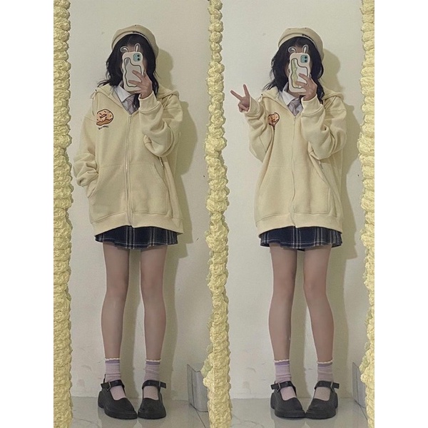 Áo Hoddie Zip Zombie Club, DONUT Tybo Unisex Chính Hãng