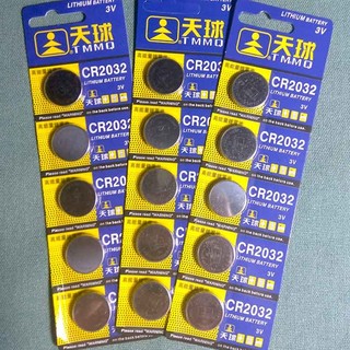 Vỉ 5 viên pin CMOS CR2032 Lithium Battery 3V