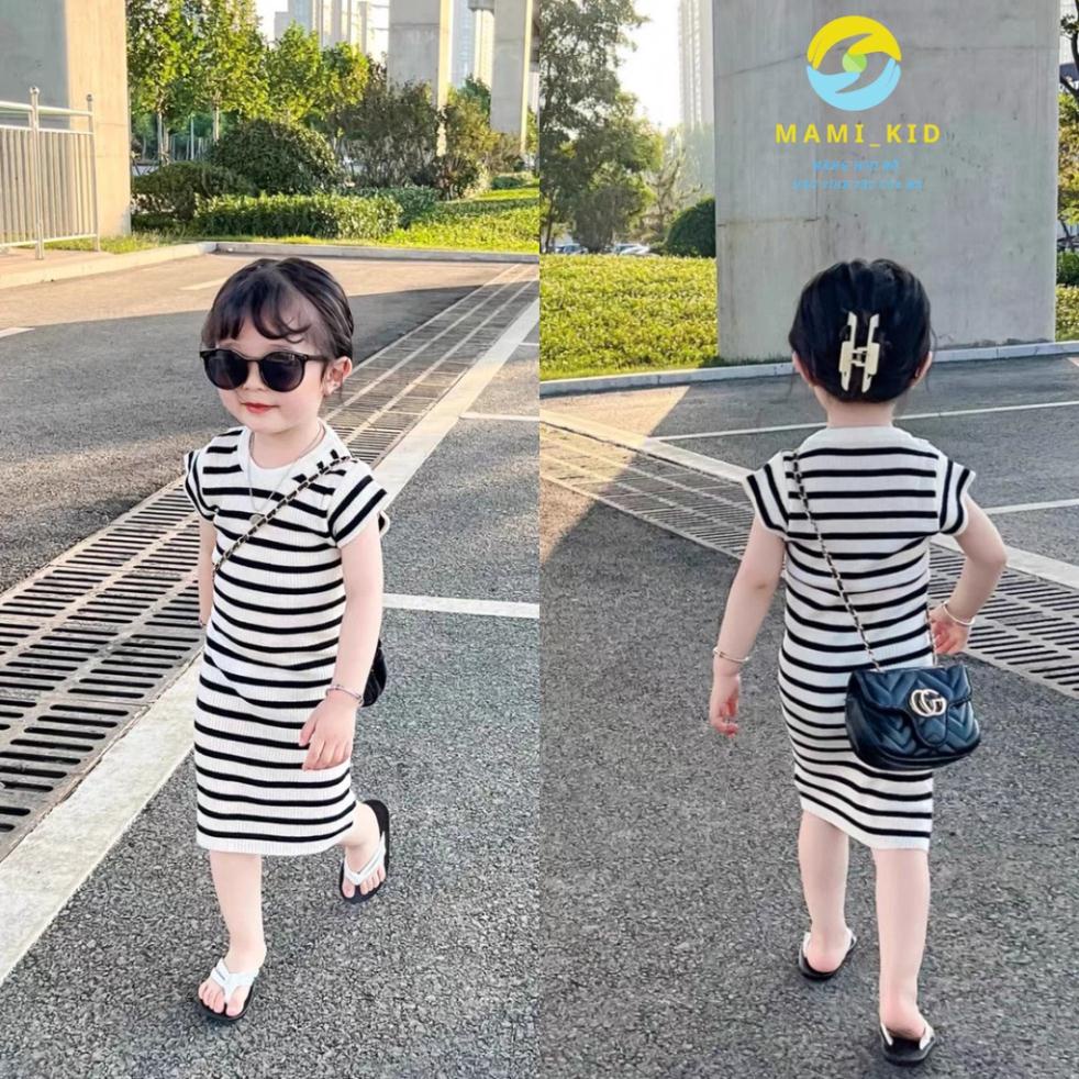 Váy Cho Bé Gái 1-12 tuổi, Váy Body kẻ  thun tăm KẺ body LÊN DÁNG siêu đẹp, chất mềm co giãn tốt LOLITA