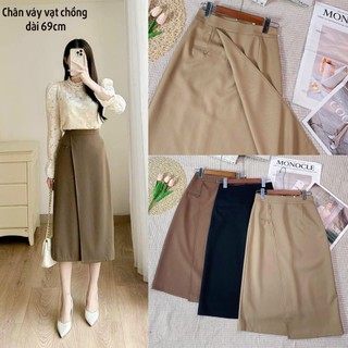 Chân váy A thiết kế vạt siêu tôn dáng , che bụng